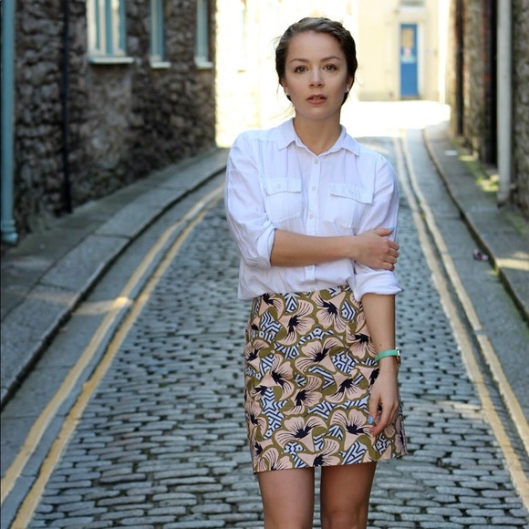 asos africa x chichia skirt pattern floral rare - Picture 2 of 7